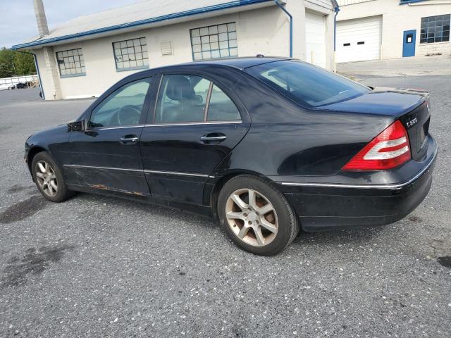 WDBRF92HX7F873399 - 2007 MERCEDES-BENZ C 280 4MATIC BLACK photo 2