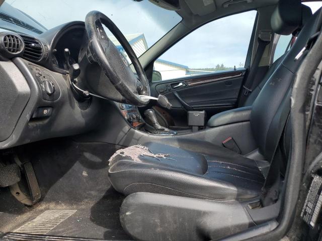 WDBRF92HX7F873399 - 2007 MERCEDES-BENZ C 280 4MATIC BLACK photo 7