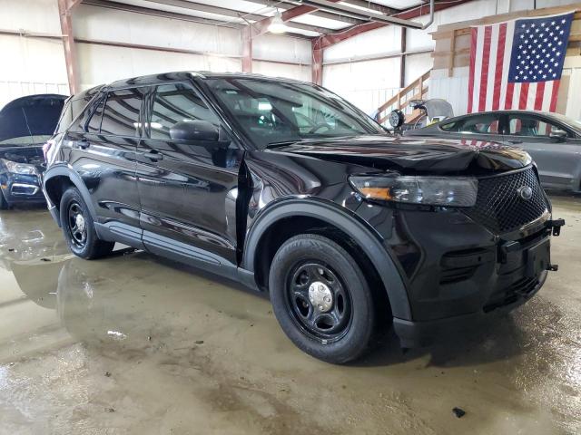 1FM5K8AB6NGB80481 - 2022 FORD EXPLORER POLICE INTERCEPTOR 黑色 照片 4