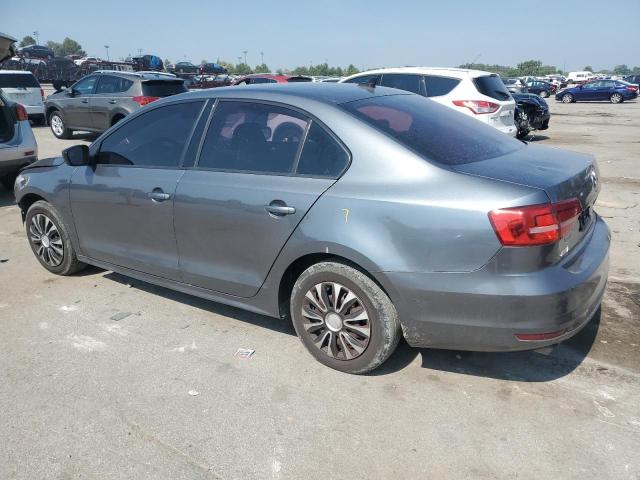 3VW2K7AJ6FM348150 - 2015 VOLKSWAGEN JETTA BASE GRAY photo 2