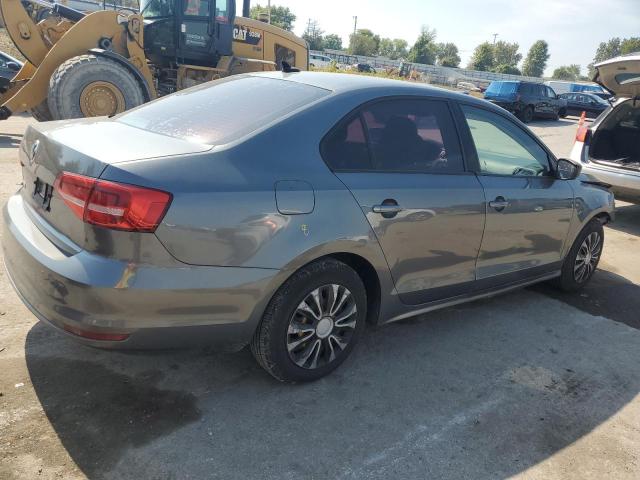 3VW2K7AJ6FM348150 - 2015 VOLKSWAGEN JETTA BASE GRAY photo 3