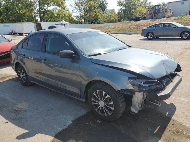 3VW2K7AJ6FM348150 - 2015 VOLKSWAGEN JETTA BASE GRAY photo 4