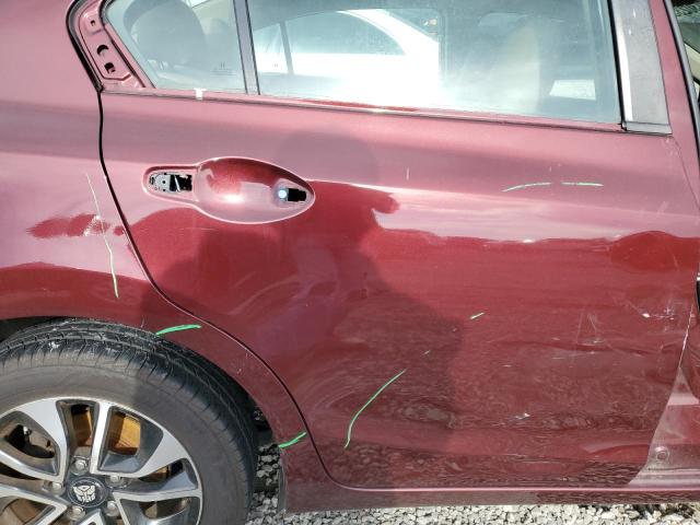 19XFB2F98DE018152 - 2013 HONDA CIVIC EXL ბურგუნდია ფოტო 10