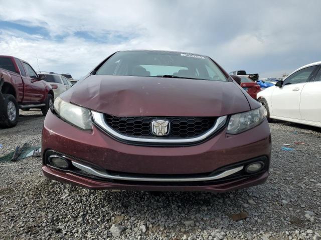 19XFB2F98DE018152 - 2013 HONDA CIVIC EXL ბურგუნდია ფოტო 5