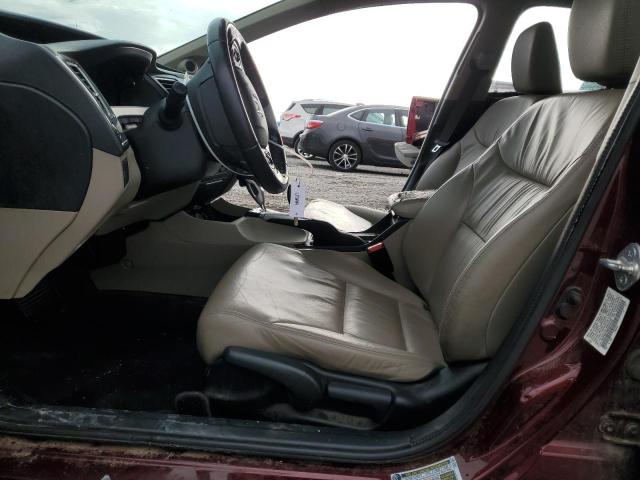 19XFB2F98DE018152 - 2013 HONDA CIVIC EXL ბურგუნდია ფოტო 7