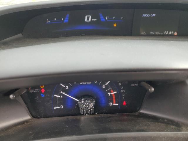 19XFB2F98DE018152 - 2013 HONDA CIVIC EXL ბურგუნდია ფოტო 9