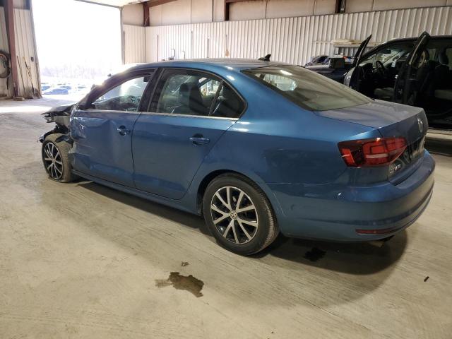 3VWDB7AJXJM242561 - 2018 VOLKSWAGEN JETTA SE BLUE photo 2