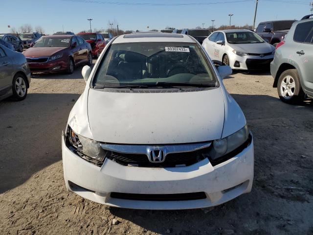 19XFA1F90AE002004 - 2010 HONDA CIVIC EXL WHITE photo 5