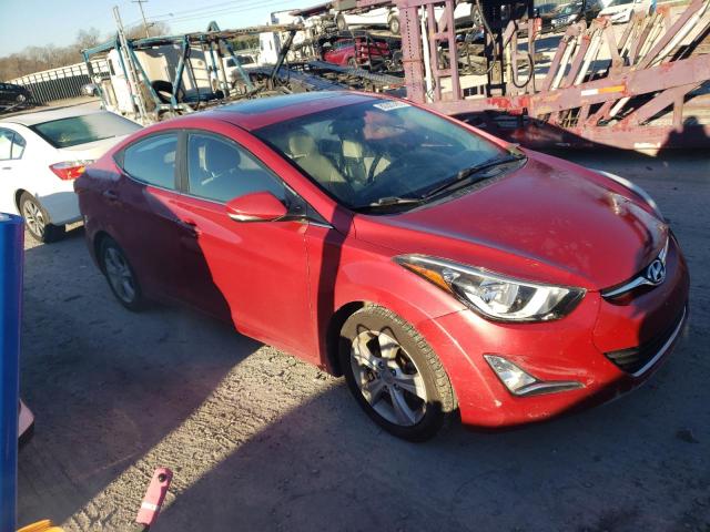 KMHDH4AE8GU557457 - 2016 HYUNDAI ELANTRA SE RED photo 4