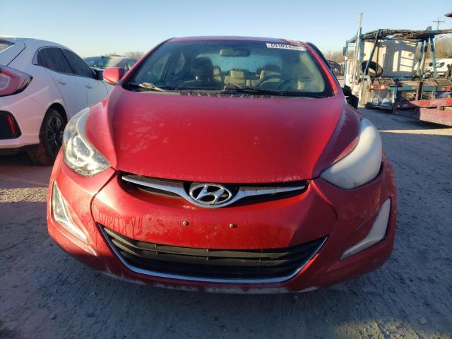 KMHDH4AE8GU557457 - 2016 HYUNDAI ELANTRA SE RED photo 5