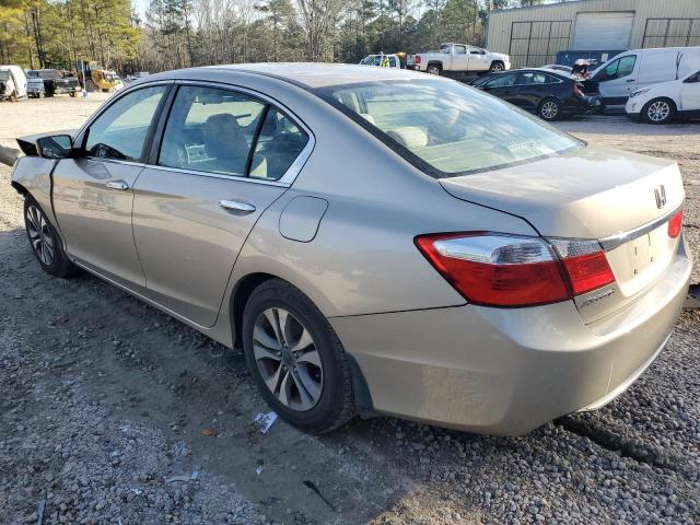 1HGCR2F39DA202188 - 2013 HONDA ACCORD LX BEIGE photo 2