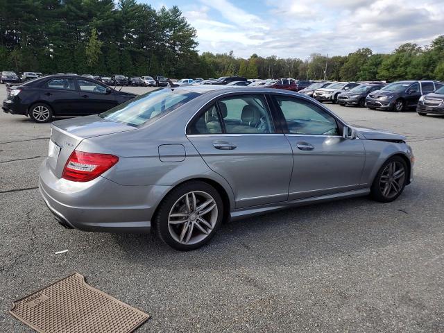 WDDGF8BB8CA707345 - 2012 MERCEDES-BENZ C 300 4MATIC GRAY photo 3