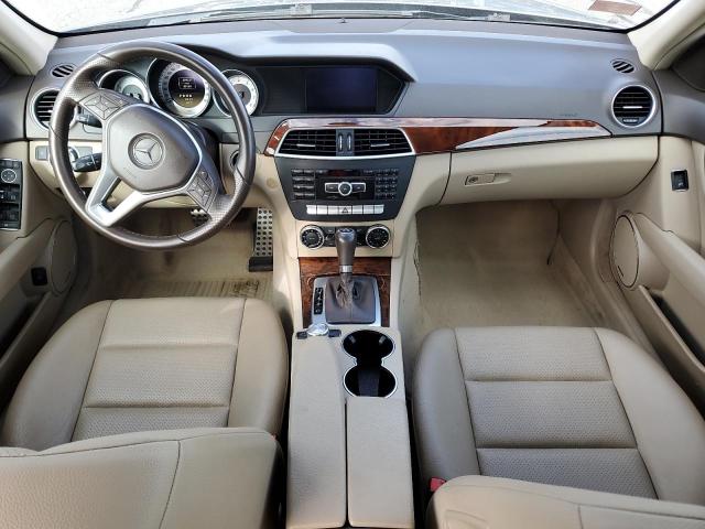 WDDGF8BB8CA707345 - 2012 MERCEDES-BENZ C 300 4MATIC GRAY photo 8