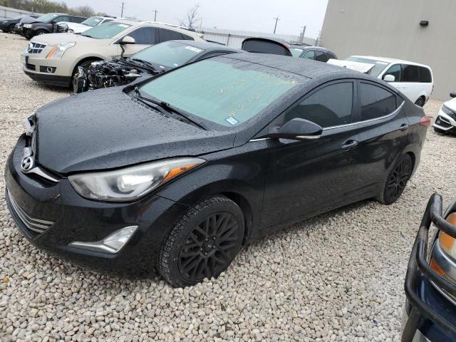 KMHDH4AH6FU380500 - 2015 HYUNDAI ELANTRA SE BLACK photo 1