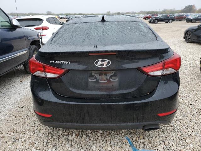 KMHDH4AH6FU380500 - 2015 HYUNDAI ELANTRA SE BLACK photo 6