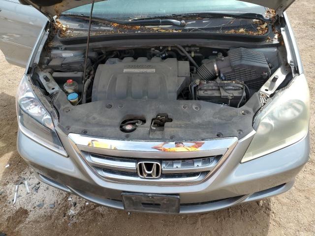 5FNRL38617B091932 - 2007 HONDA ODYSSEY EXL SILVER photo 12