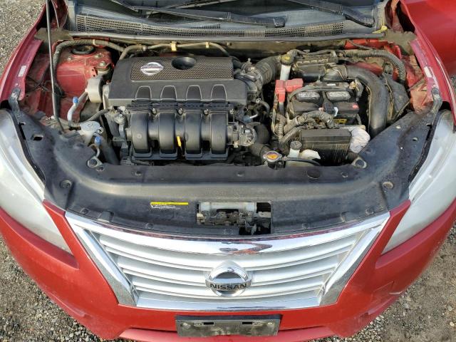 3N1AB7AP9DL675778 - 2013 NISSAN SENTRA S RED photo 11