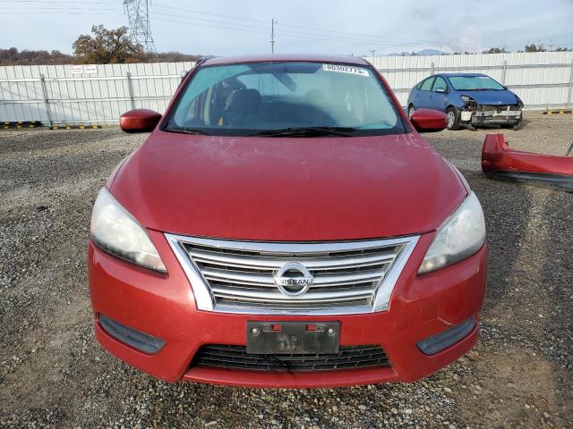 3N1AB7AP9DL675778 - 2013 NISSAN SENTRA S RED photo 5