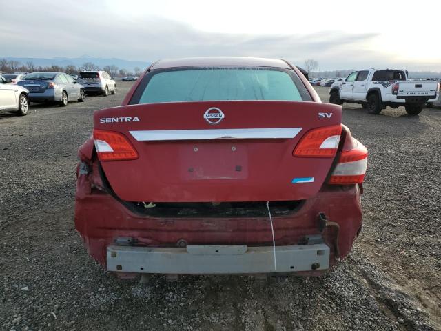 3N1AB7AP9DL675778 - 2013 NISSAN SENTRA S RED photo 6