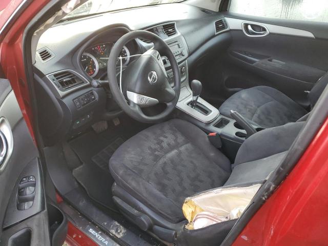 3N1AB7AP9DL675778 - 2013 NISSAN SENTRA S RED photo 8