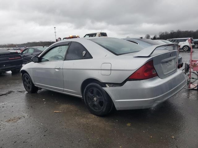 1HGEM22592L001844 - 2002 HONDA CIVIC LX SILVER photo 2