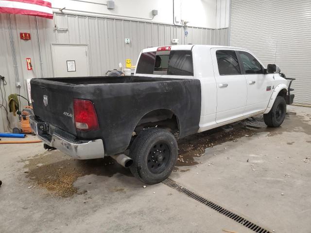 3D7UT2HL7AG162553 - 2010 DODGE RAM 2500 WHITE photo 3