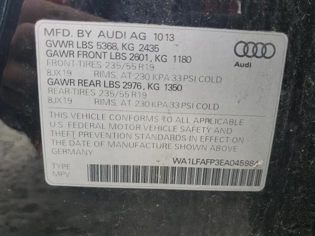 WA1LFAFP3EA045984 - 2014 AUDI Q5 PREMIUM PLUS BLUE photo 13