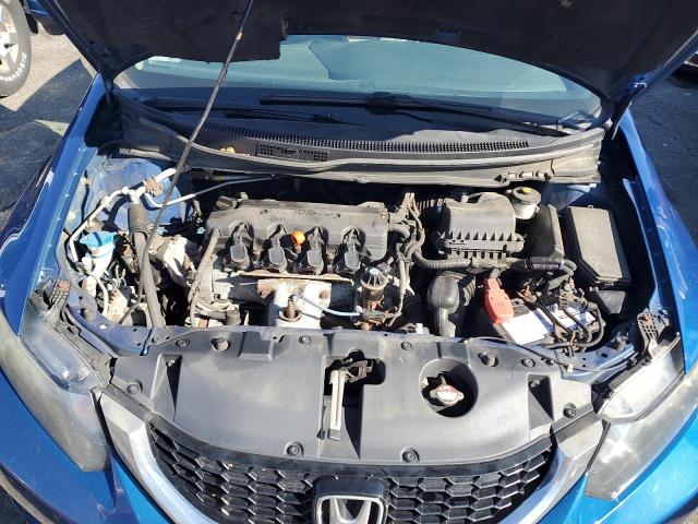19XFB2F86FE247343 - 2015 HONDA CIVIC EX BLUE photo 11