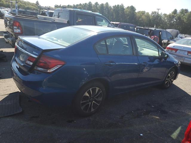 19XFB2F86FE247343 - 2015 HONDA CIVIC EX BLUE photo 3