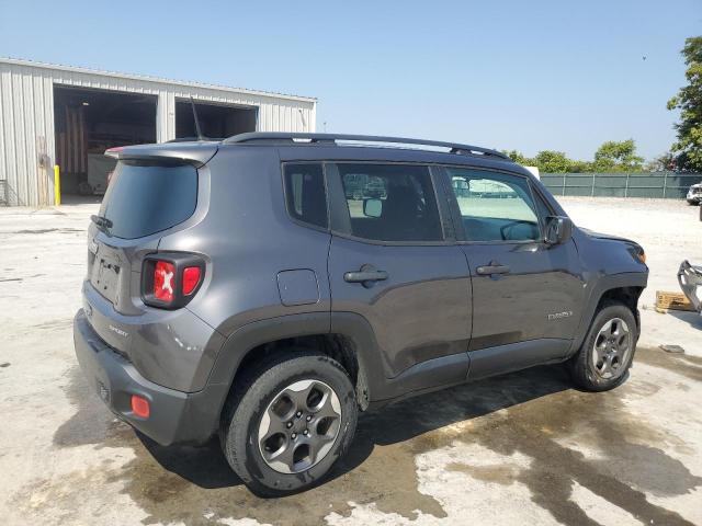 ZACCJBAB1JPG92416 - 2018 JEEP RENEGADE SPORT GRAY photo 3