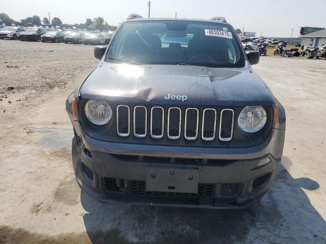 ZACCJBAB1JPG92416 - 2018 JEEP RENEGADE SPORT GRAY photo 5