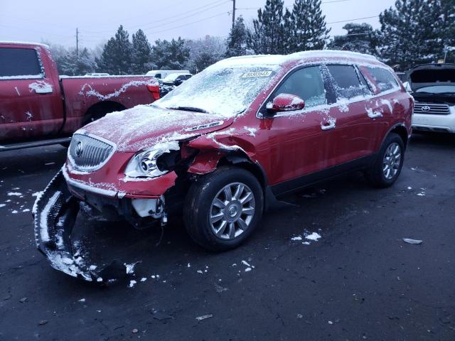 5GAKVCED2CJ330469 - 2012 BUICK ENCLAVE RED photo 1