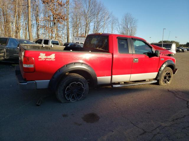 1FTPX14586FB81179 - 2006 FORD F150 RED photo 3