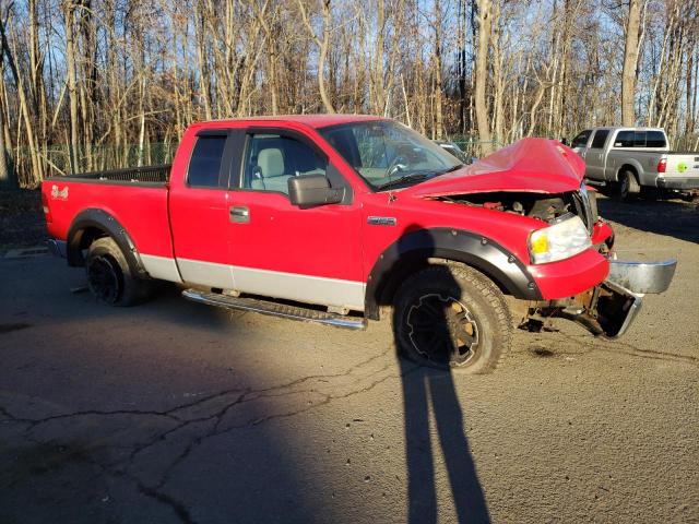 1FTPX14586FB81179 - 2006 FORD F150 RED photo 4