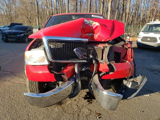 1FTPX14586FB81179 - 2006 FORD F150 RED photo 5