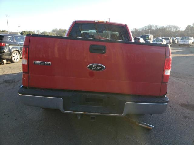 1FTPX14586FB81179 - 2006 FORD F150 RED photo 6