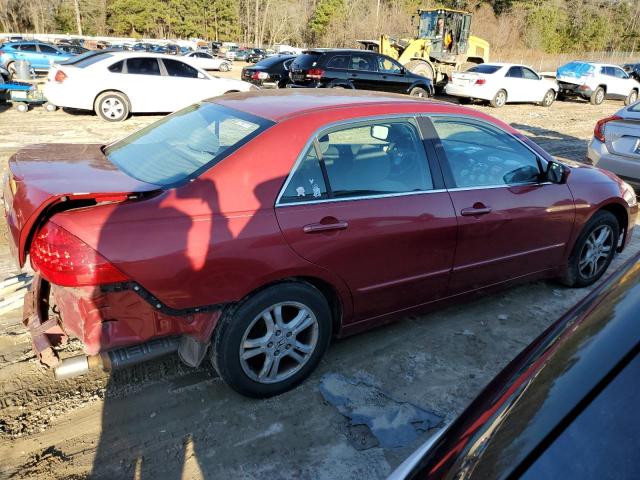 1HGCM55397A039046 - 2007 HONDA ACCORD SE RED photo 3