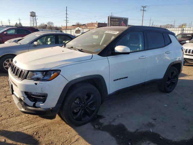 3C4NJDBB1LT120244 - 2020 JEEP COMPASS LATITUDE WHITE photo 1