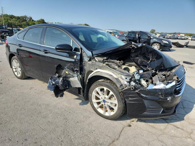 3FA6P0LU5KR105355 - 2019 FORD FUSION SE Schwarz Foto 4