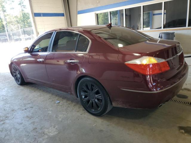 KMHGC46E79U051304 - 2009 HYUNDAI GENESIS 3.8L 勃艮第红 照片 2