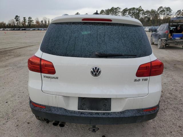 WVGAV7AXXCW521458 - 2012 VOLKSWAGEN TIGUAN S WHITE photo 6