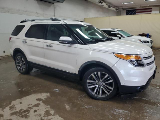 1FMHK8F8XBGA45607 - 2011 FORD EXPLORER LIMITED WHITE photo 4