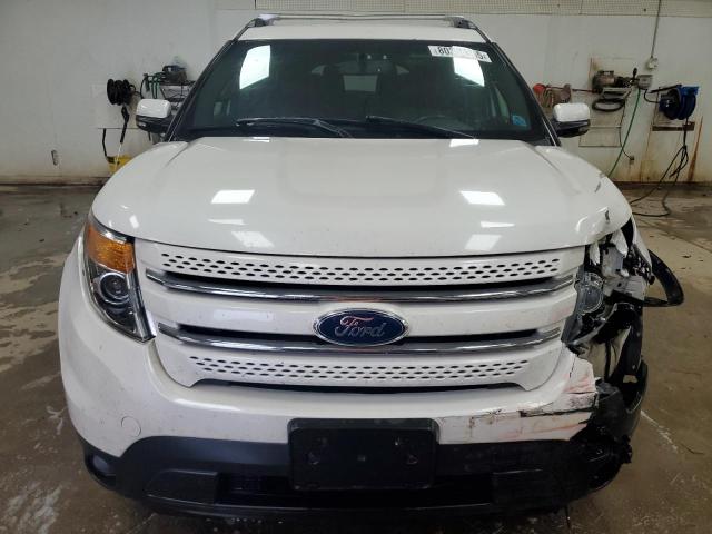 1FMHK8F8XBGA45607 - 2011 FORD EXPLORER LIMITED WHITE photo 5