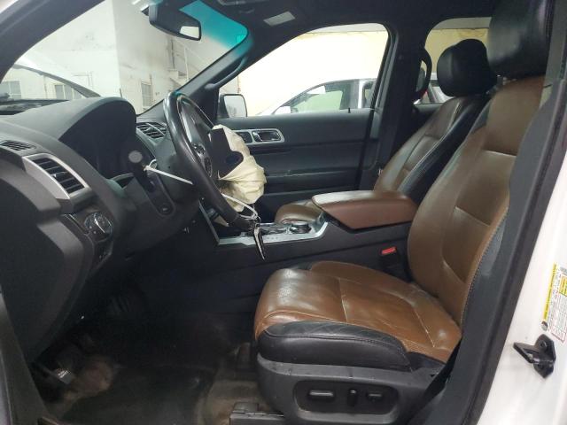 1FMHK8F8XBGA45607 - 2011 FORD EXPLORER LIMITED WHITE photo 7