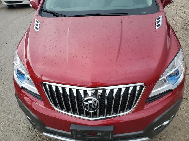 KL4CJCSB1GB708535 - 2016 BUICK ENCORE RED photo 12