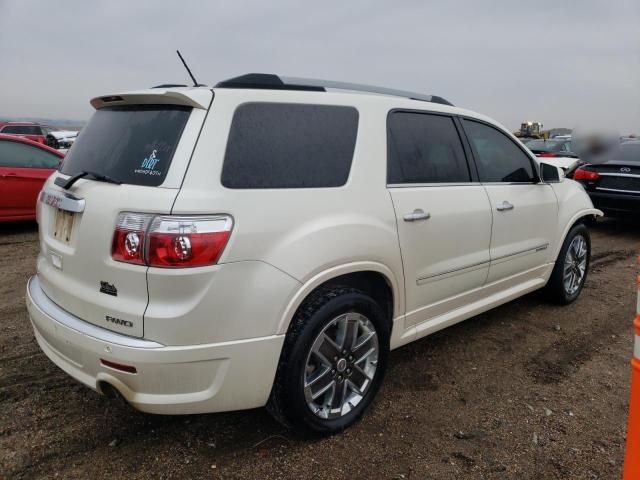 1GKKVTED5CJ238386 - 2012 GMC ACADIA DENALI WHITE photo 3