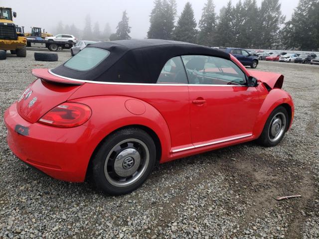 3VW5P7AT7DM802788 - 2013 VOLKSWAGEN BEETLE RED photo 3