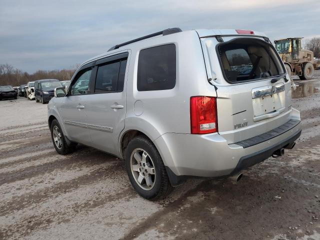 5FNYF4H90AB013703 - 2010 HONDA PILOT TOURING SILVER photo 2