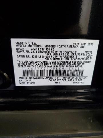 4A4AR3AU9EE016469 - 2014 MITSUBISHI OUTLANDER SPORT ES 黑色 照片 14