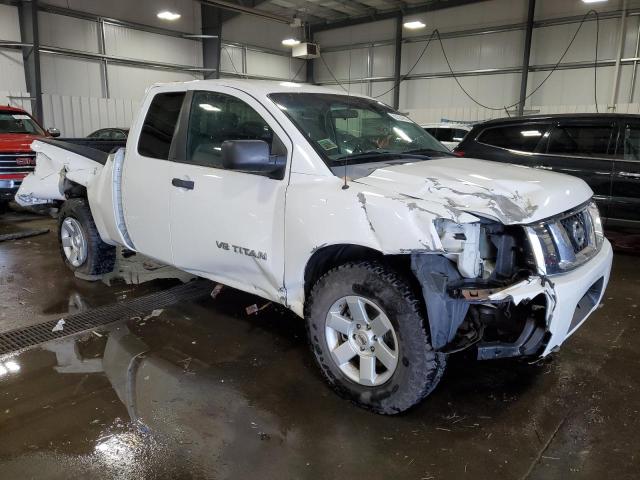 1N6AA06A09N312639 - 2009 NISSAN TITAN XE WHITE photo 4